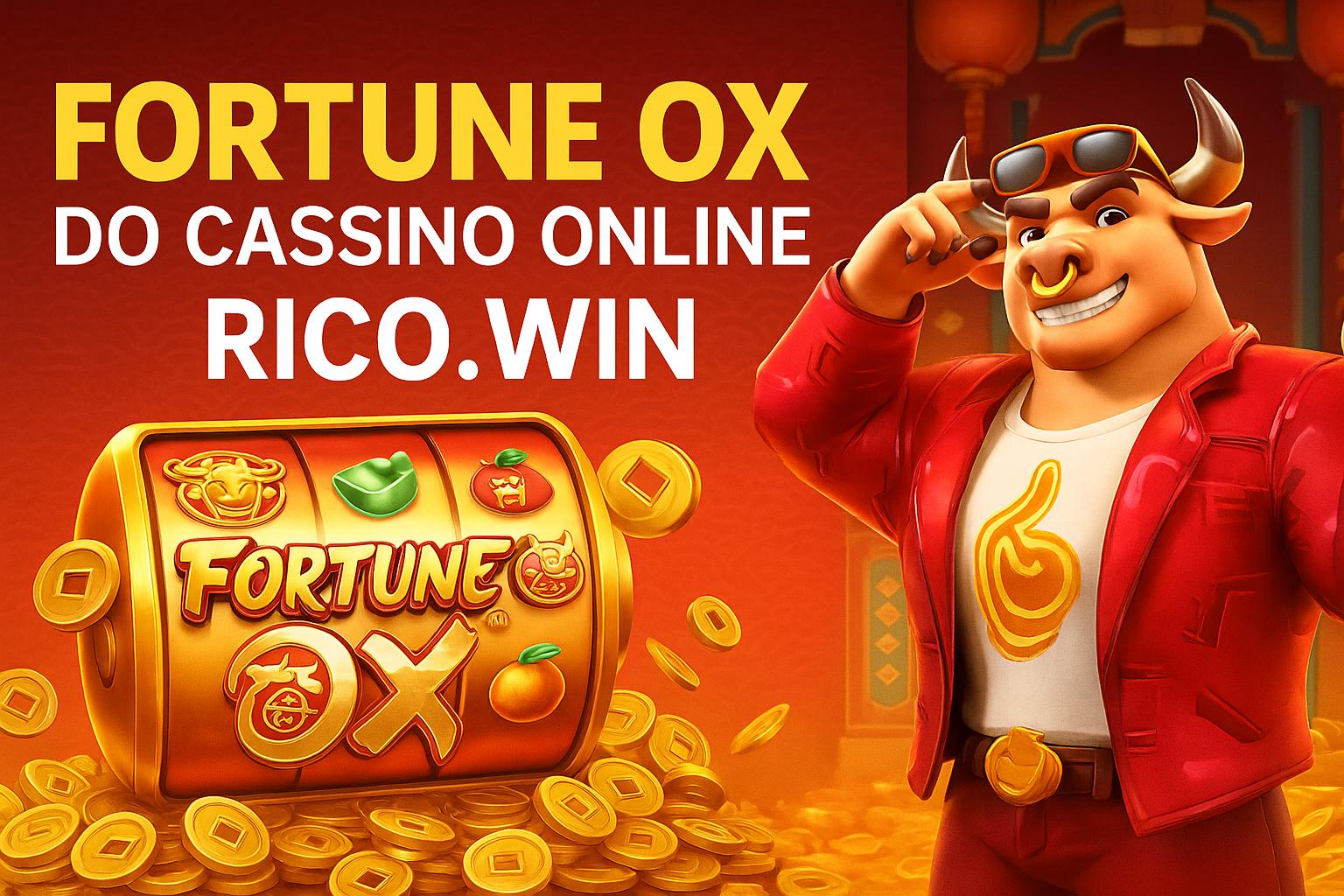 Fortune Ox no RICO.WIN - Aposte Agora e Reivindique Seus Ganhos
