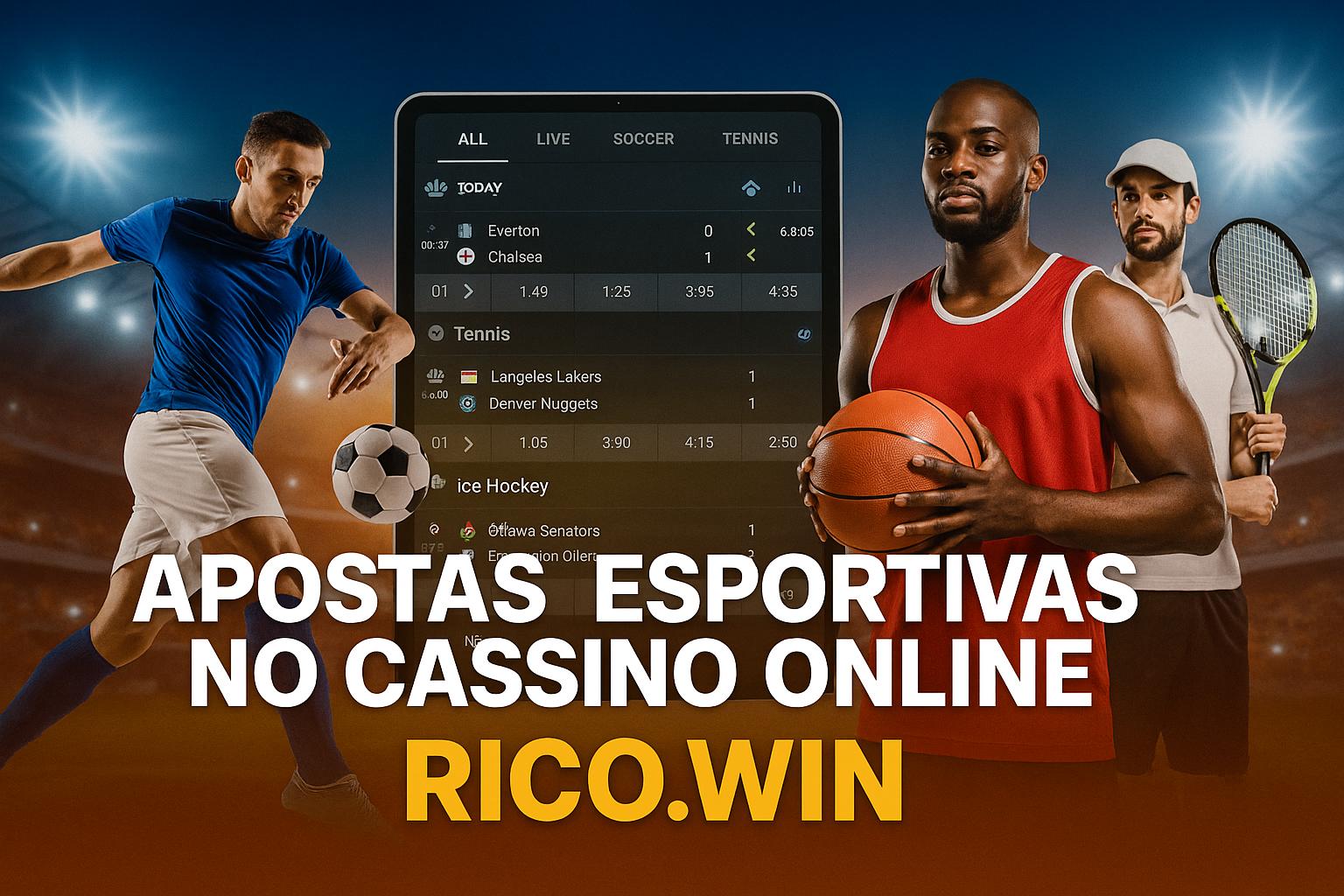 Apostas esportivas no cassino online RICO.WIN